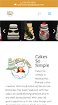 Mobile Screenshot of cakessosimple.com
